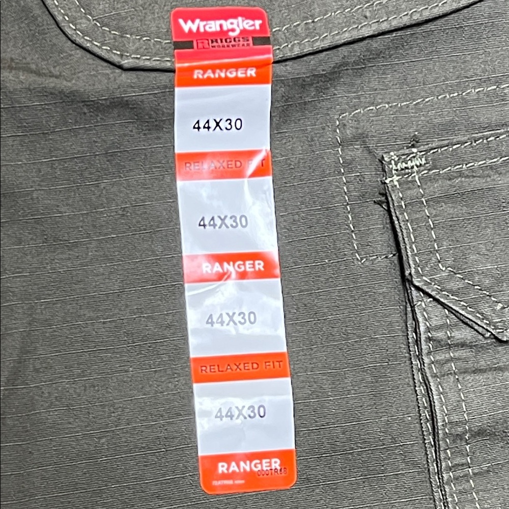 NWT Wrangler Riggs Workwear Men's Ranger Relaxed Fit Pants 44x30 - Picture 9 of 13